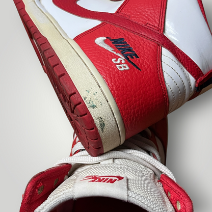 Nike Dunk SB Pro High "Future Court Red" Patent Leather Retro 2017