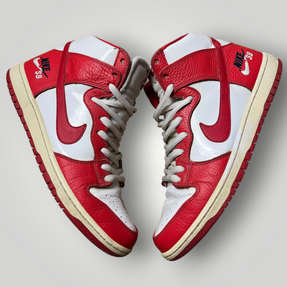 Nike Dunk SB Pro High "Future Court Red" Patent Leather Retro 2017