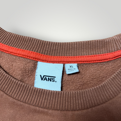 Vans Embroidered Graphic Spellout Sweatshirt Crewneck (Дамско)