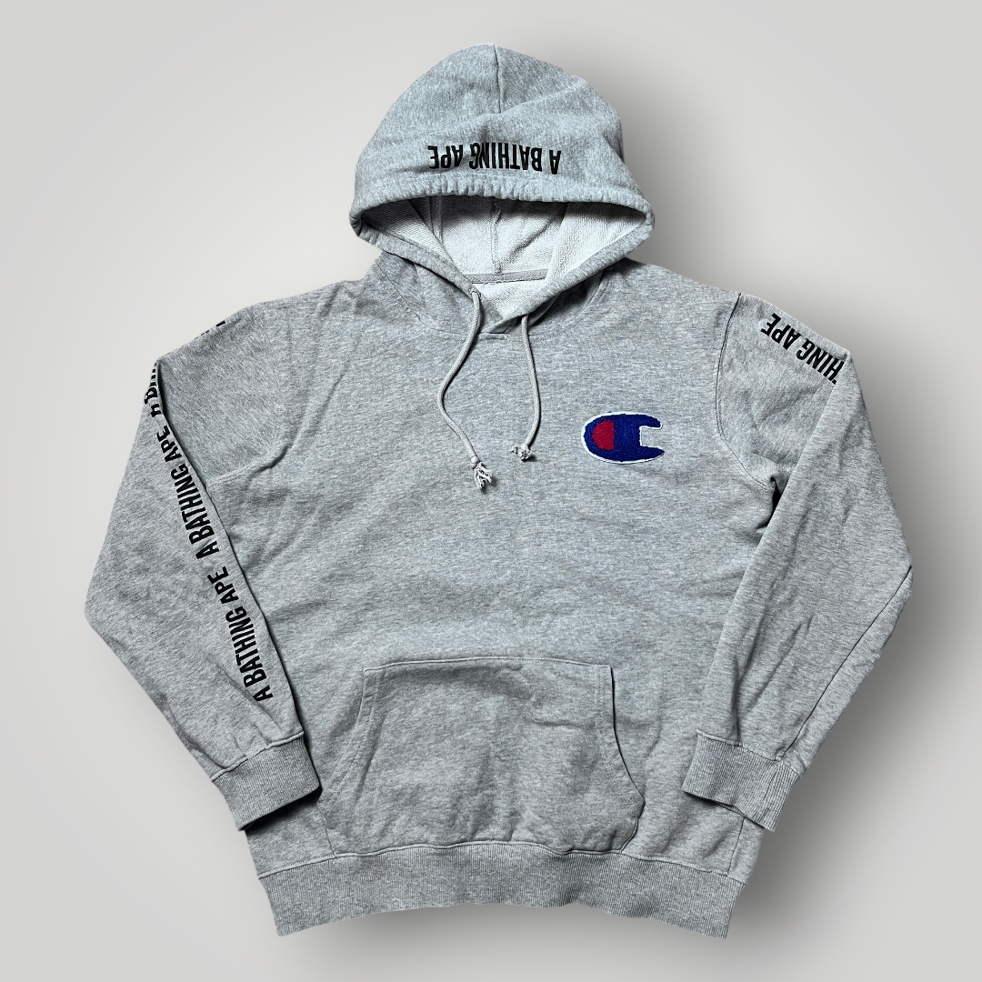 BAPE (A Bathing Ape) x Champion 2010's "Chenille C Logo" Hoodie (Rep)