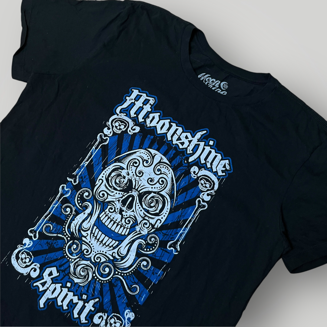 Moon Shine Y2K Paisley Graphic T-Shirt