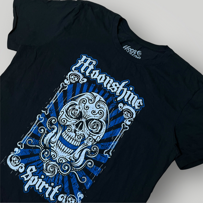 Moon Shine Y2K Paisley Graphic T-Shirt