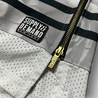 Supply & Demand 2016 Drop "Warrior" Y2K Hip-Hop Swag Graphic Zip Jersey T-Shirt