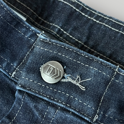 Dassy Heavy Cotton Embroidered Hip-Hop Work Cargo Jeans