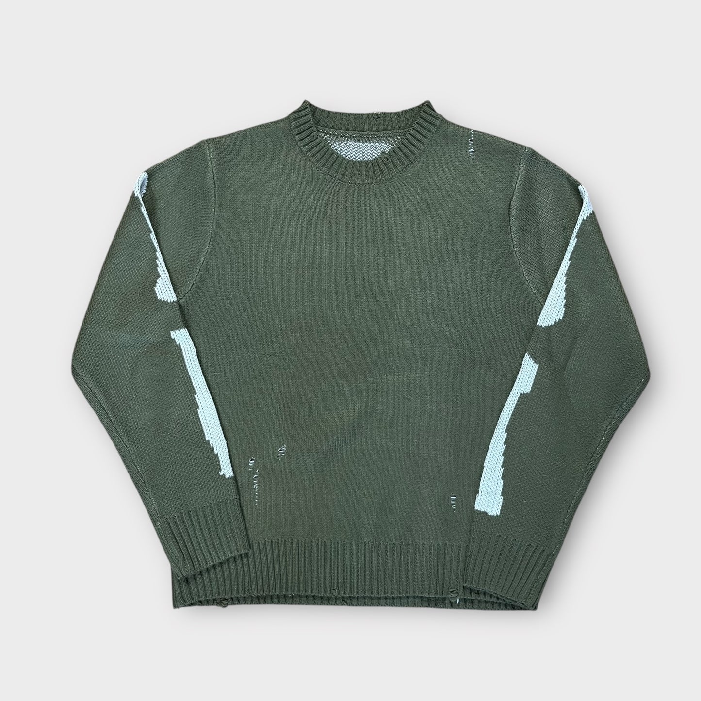 Skeleton Y2K Graphic Distressed Sweater