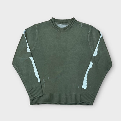 Skeleton Y2K Graphic Distressed Sweater
