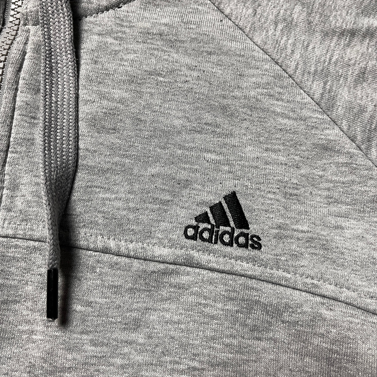 Adidas Full Striped Drill Hooded Zip-Up Hoodie