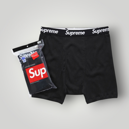 Supreme Boxers (Black/White)