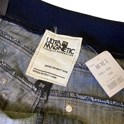 Ultra Magnetic Denim Jorts Embroided Logo