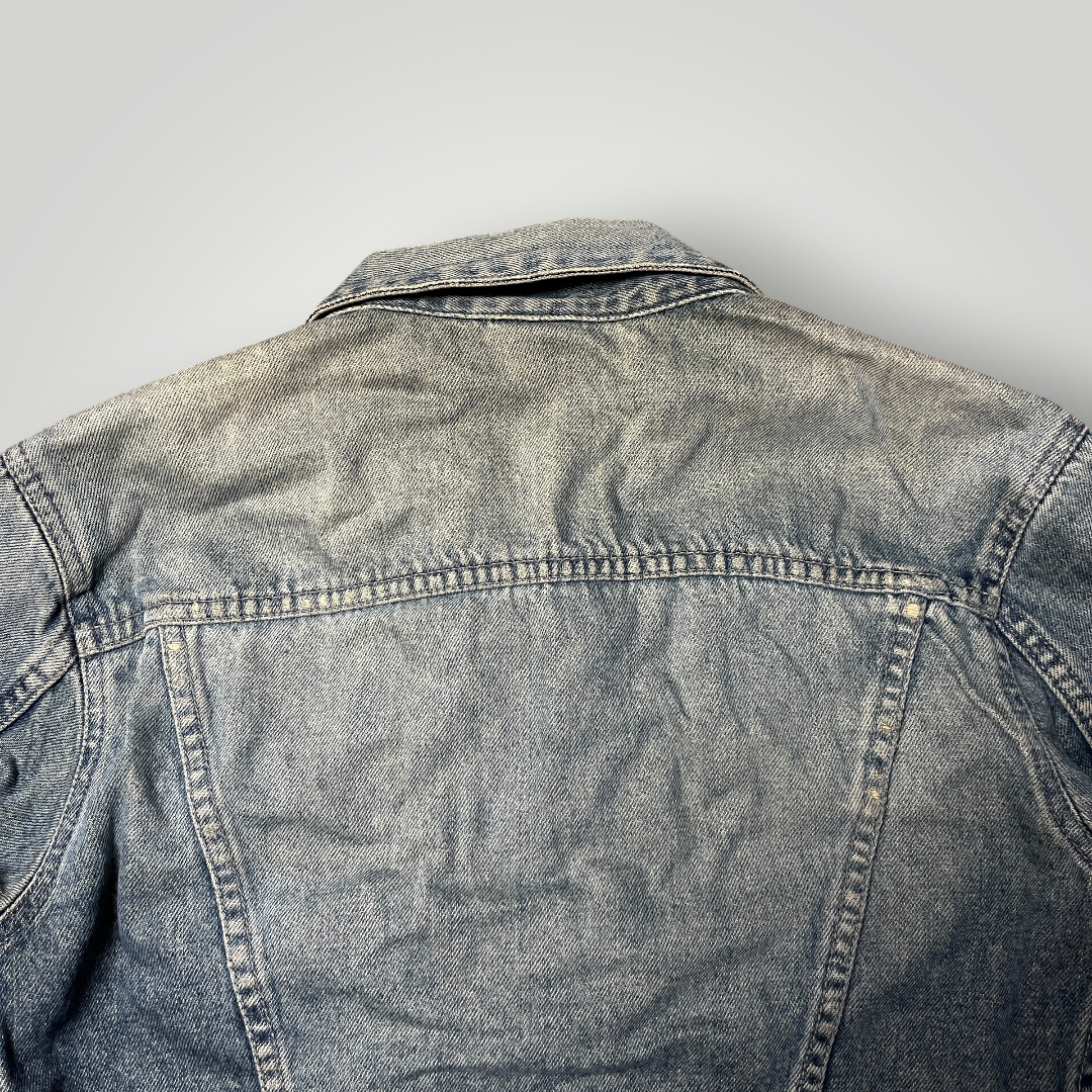 Diesel Vintage Y2K Piss Denim Trashed Jacket (Дамско)