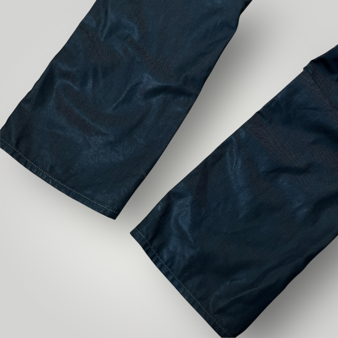 G-STAR RAW WAXED DENIM Y2K Opium Black Jeans "Army Radar Straigt" (2008-2011) !RARE!