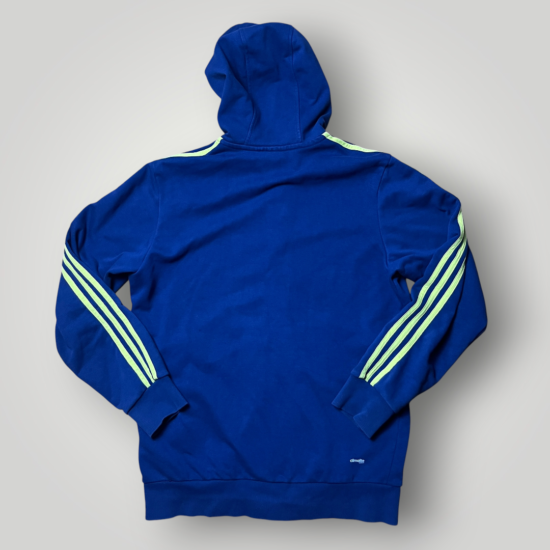 Adidas Heavy Cotton Spellout Zip-Up Hoodie