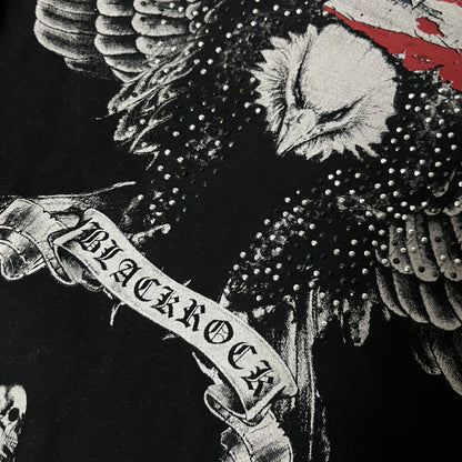 Blackrock Y2K American Eagle Rhinestone Graphic T-Shirt