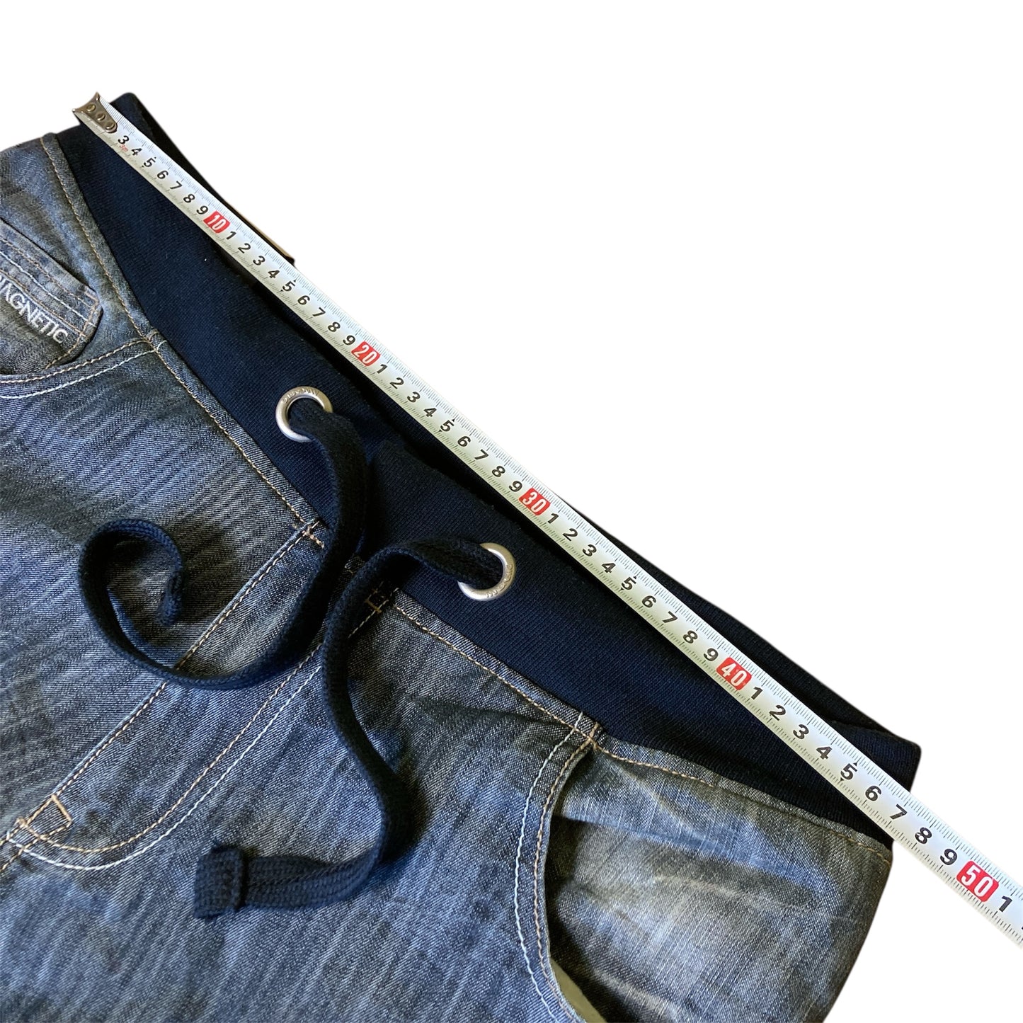 Ultra Magnetic Denim Jorts Embroided Logo