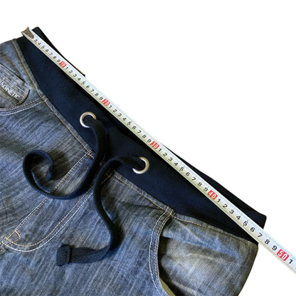 Ultra Magnetic Denim Jorts Embroided Logo