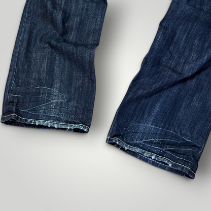MEK Denim Vintage 2000's Y2K  Distressed Bootcut Jeans