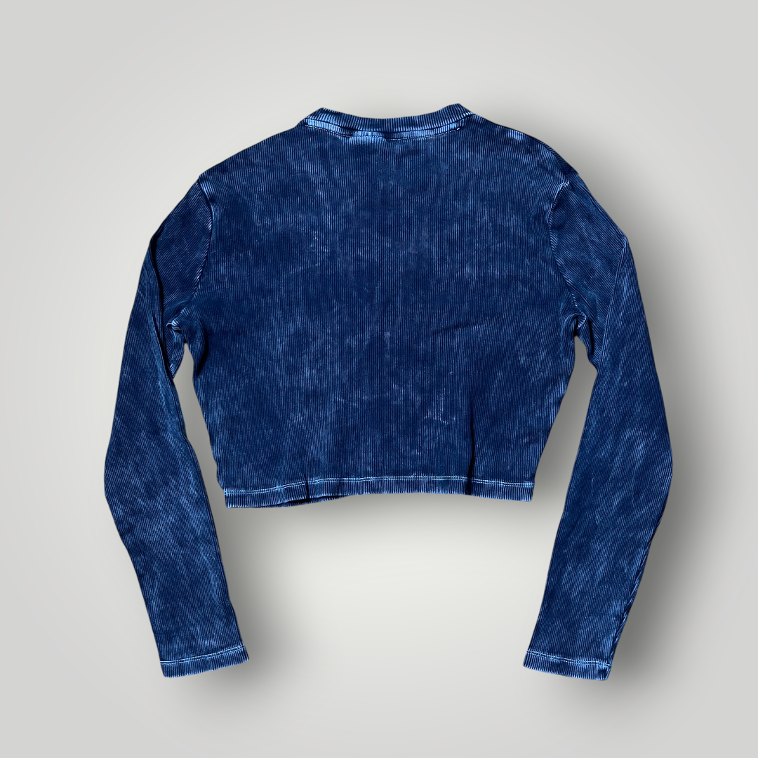 Dickies Y2K Newington Ribbed Fade Wash Long Sleeve Shirt (Дамско)