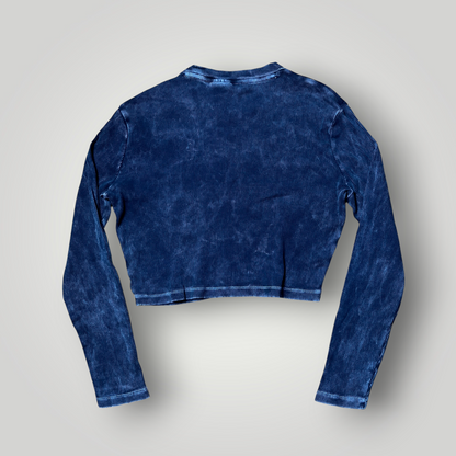 Dickies Y2K Newington Ribbed Fade Wash Long Sleeve Shirt (Дамско)