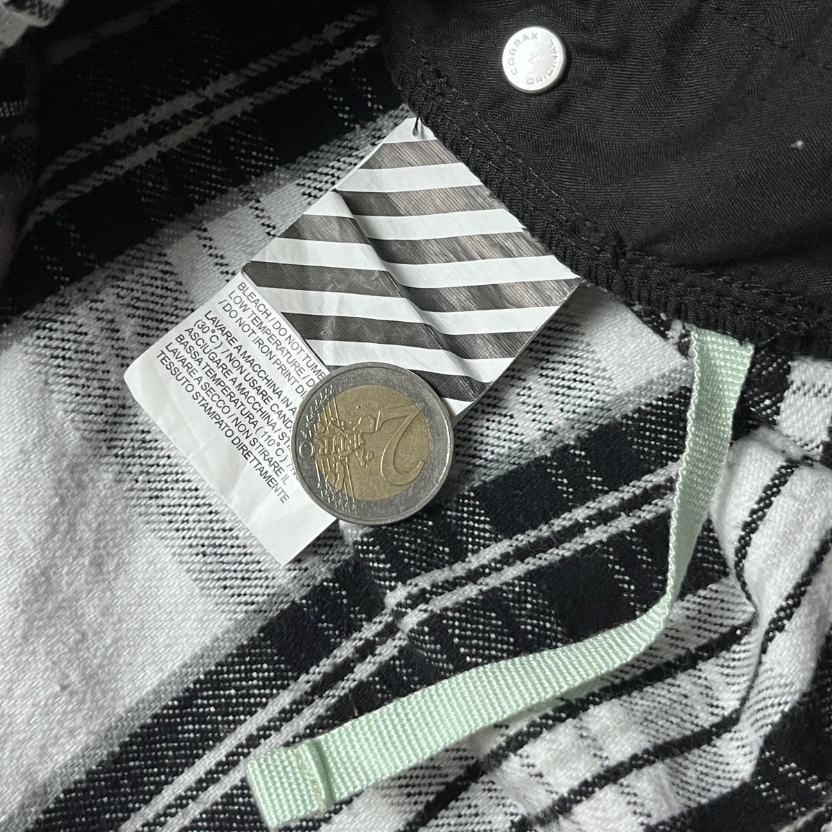 "OFF-WHITE" Hooded Check Flannel Heavy Cotton Shirt Jacket 2018 (Replica)