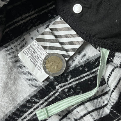 "OFF-WHITE" Hooded Check Flannel Heavy Cotton Shirt Jacket 2018 (Replica)