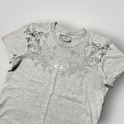 Oakley Vintage 2000's Y2K Floral Vine Graphic T-Shirt !USA MADE! (Дамско)