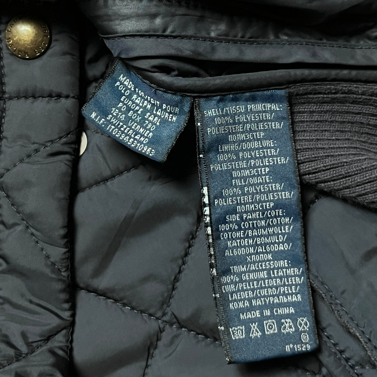 Polo Ralph Lauren Vintage 2010's Y2K Crest Quilted Vest (Дамско)