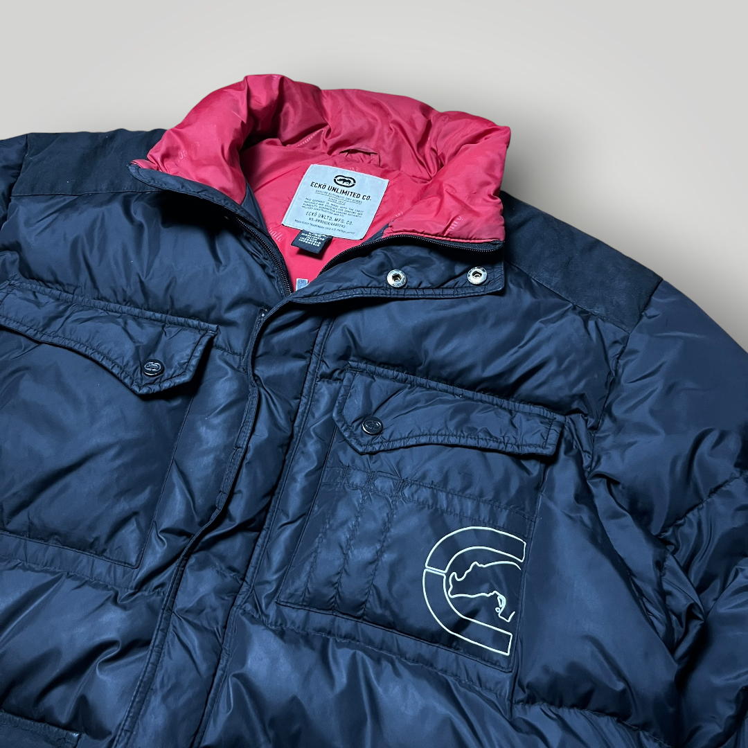ECKO UNLTD Vintage 2000's Y2K Hip-Hop Puffer Jacket