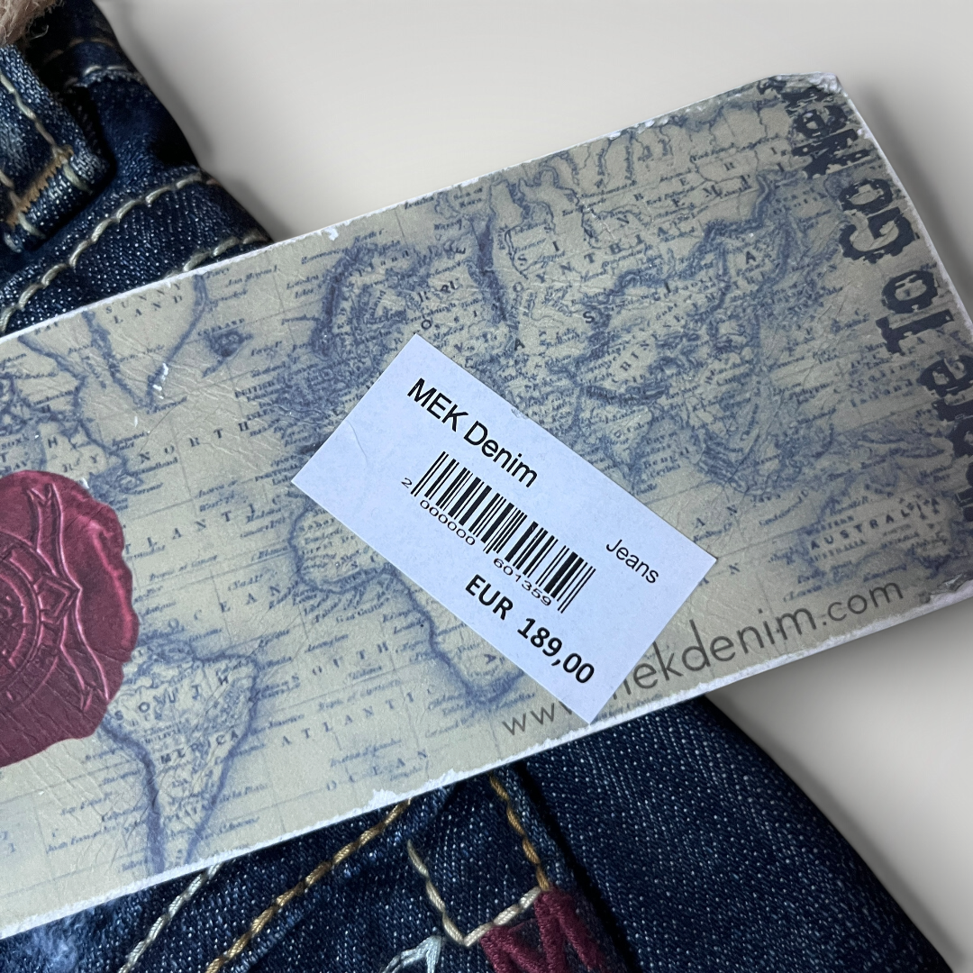 MEK Denim Vintage 2000's Y2K  Distressed Bootcut Jeans