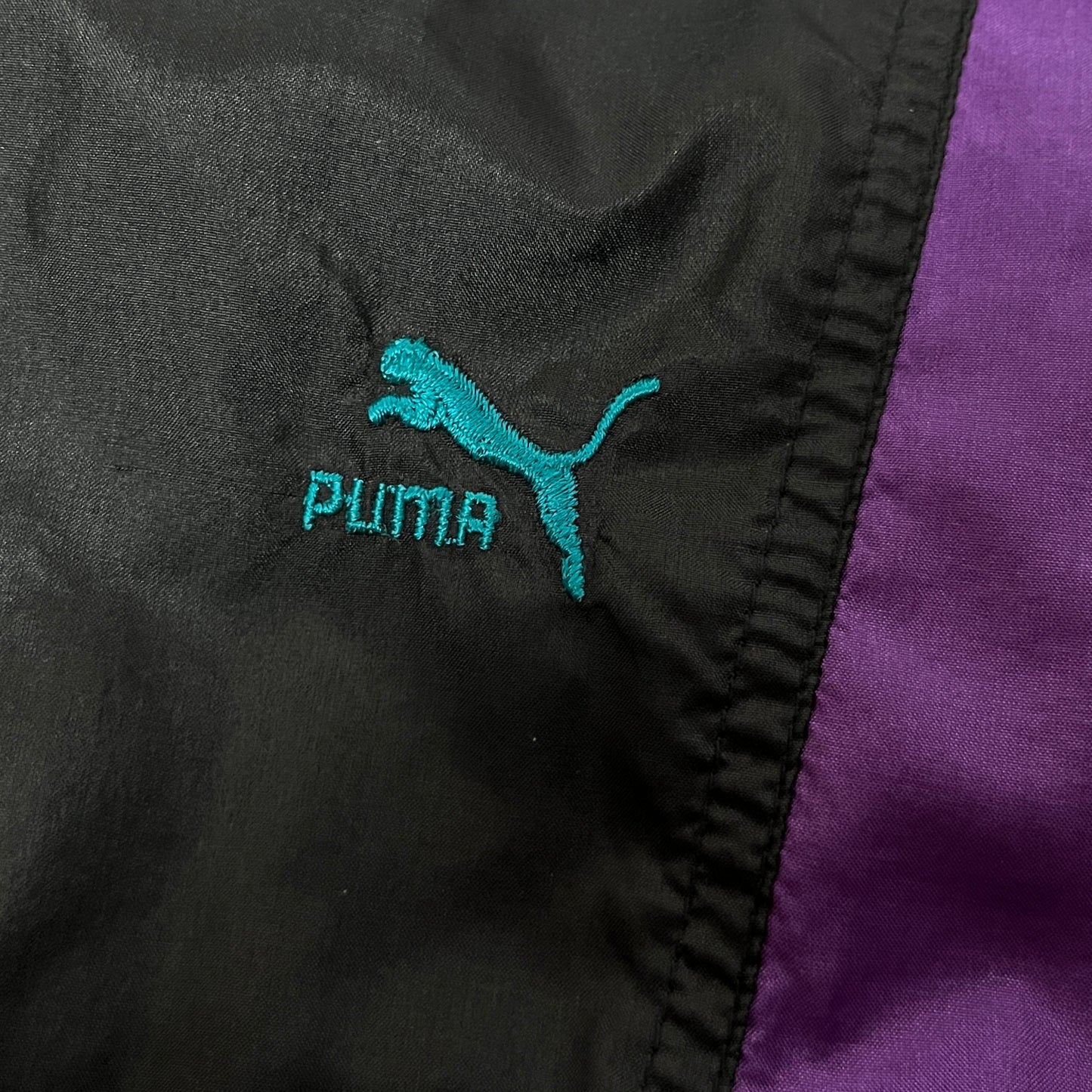 Puma Vintage 90's Y2K Techno Rave Hip-Hop Multiblock Windbreaker Jacket