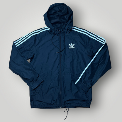 Adidas Striped Windbreaker Jacket