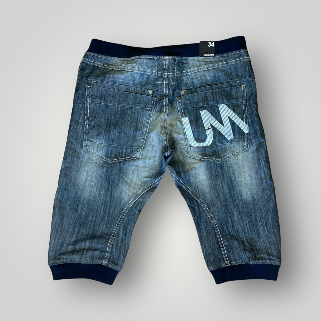 Ultra Magnetic Denim Jorts Embroided Logo