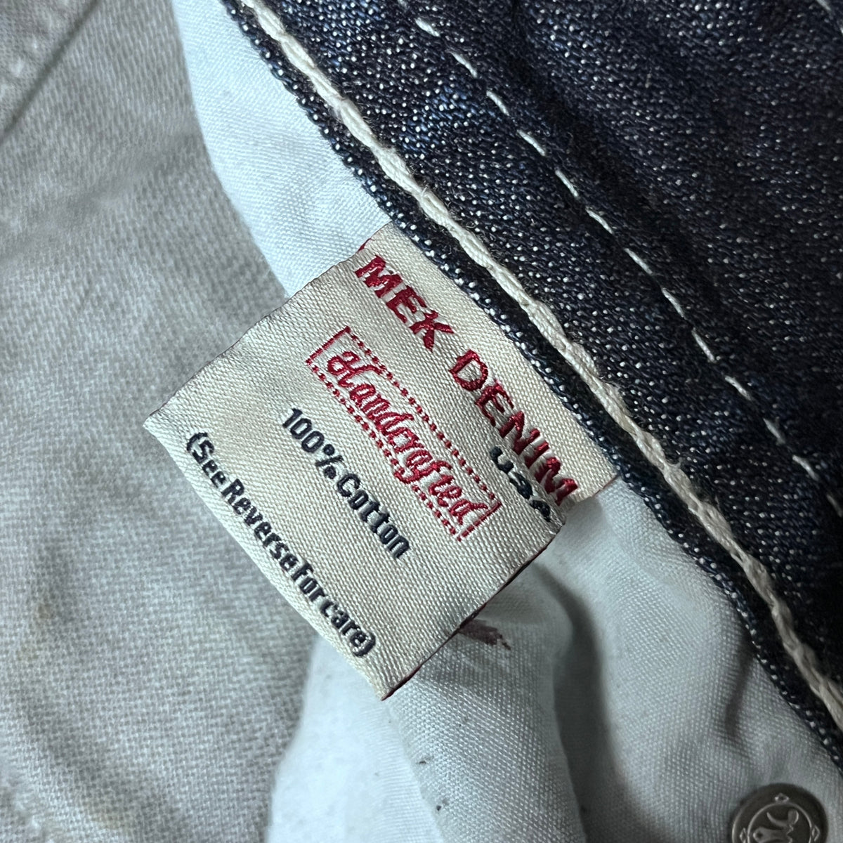 MEK Denim Vintage 2000's Y2K  Distressed Bootcut Jeans