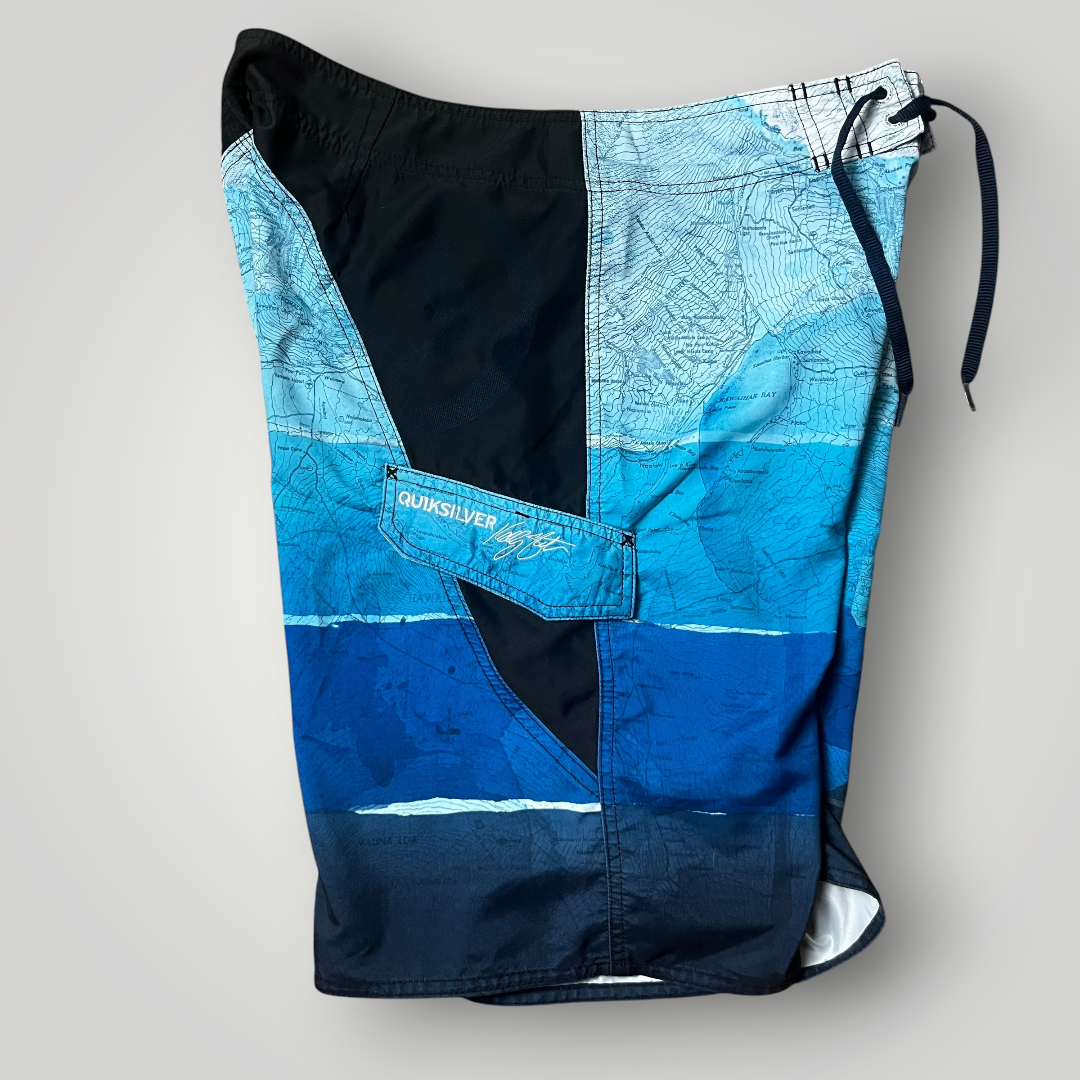 Quiksilver "Cypher Kelly Slater" Graphic  Surfing Board Shorts