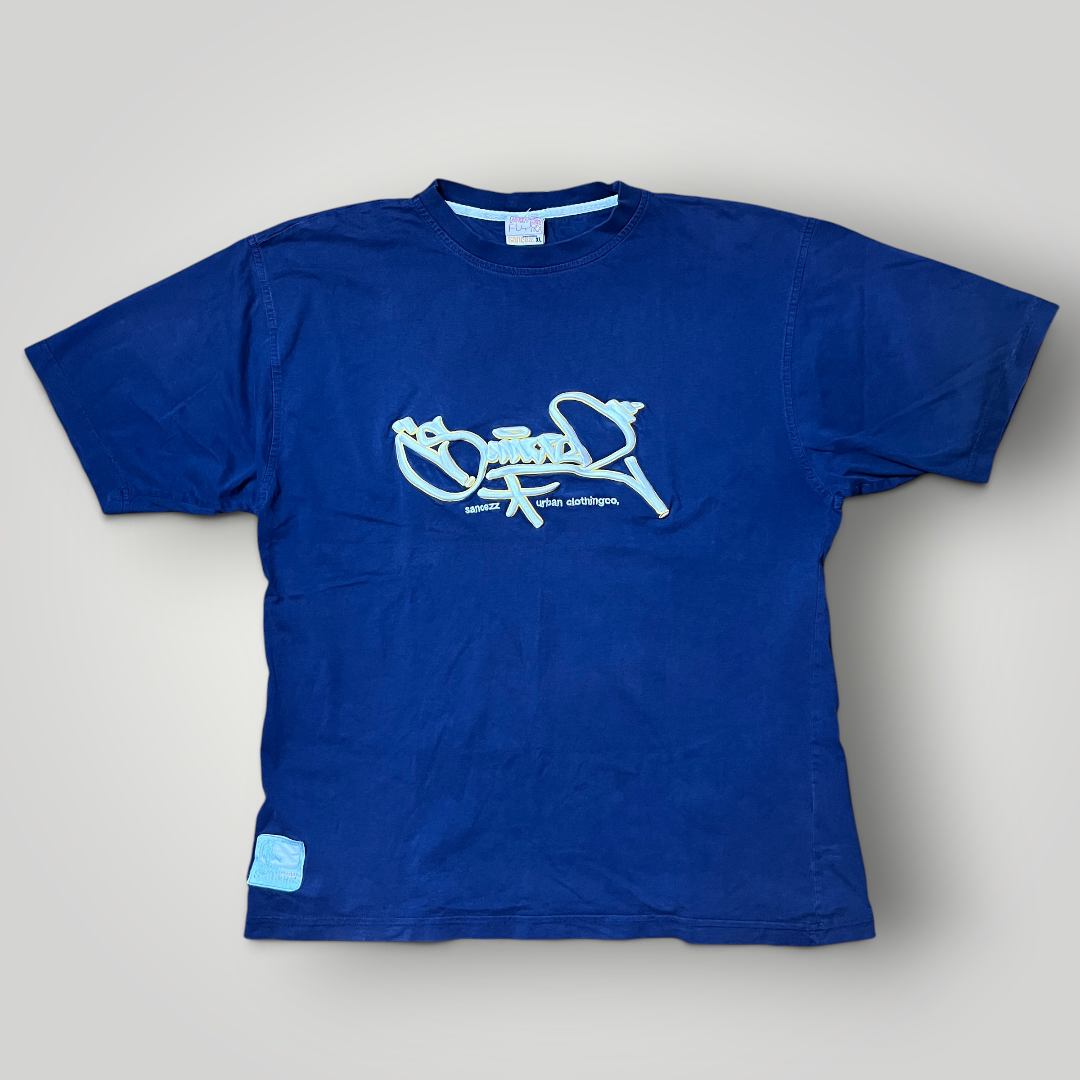 Sancezz Vintage 2000's Y2K Hip-Hop Heavy Cotton T-Shirt