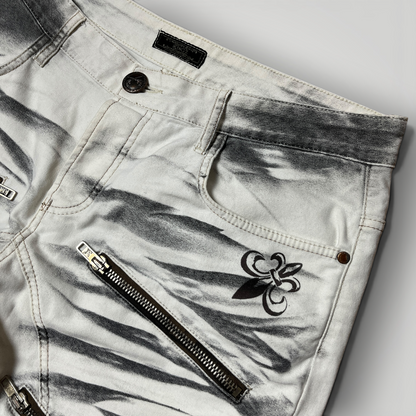 KINGZ Vintage 2010's Y2K Biker Stacked Fit Jeans