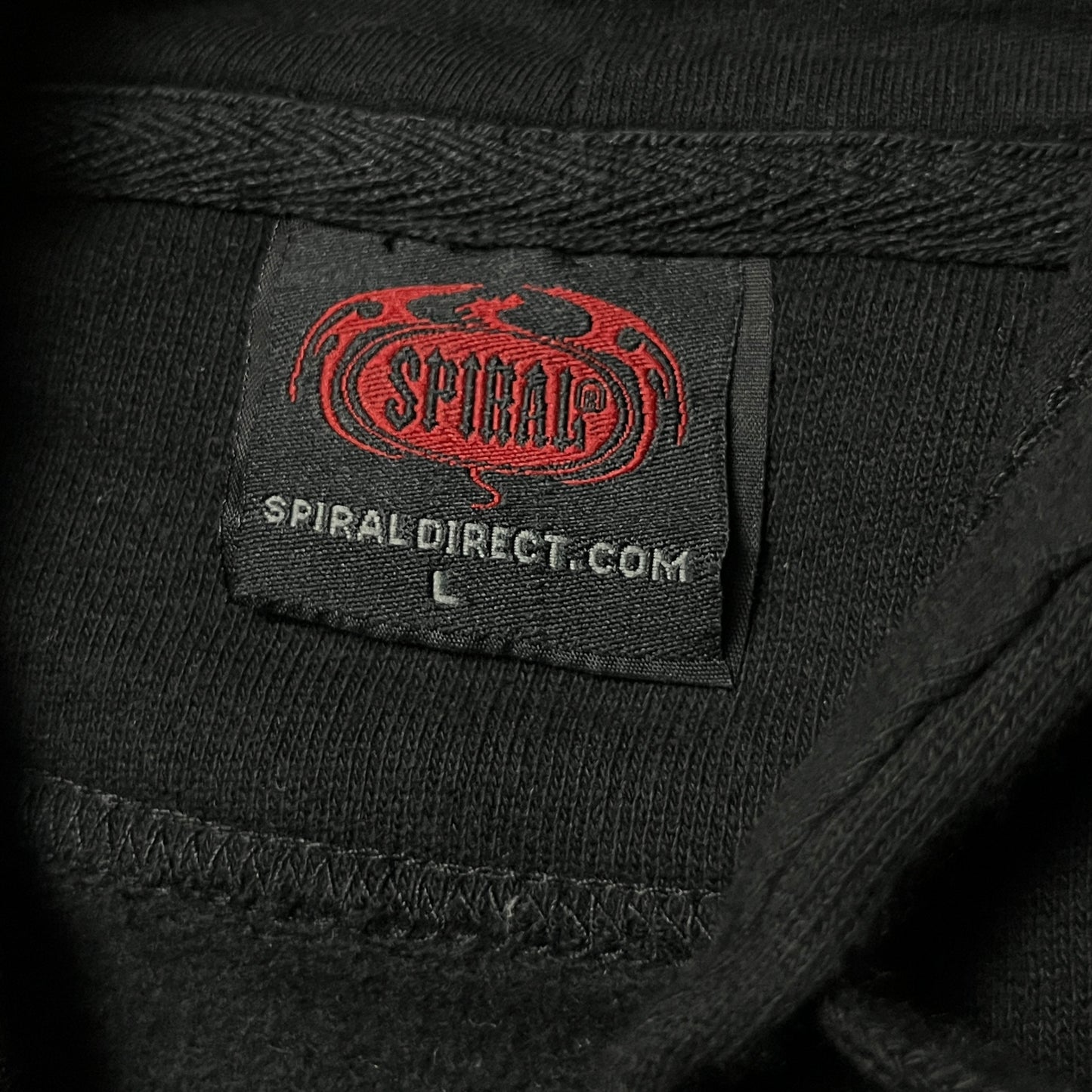 Spiral "Raven Skull" Y2K 2000's Style Graphic Hoodie