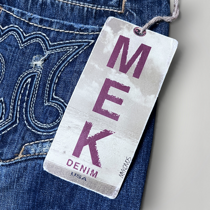 MEK Denim Vintage 2000's Y2K  Distressed Bootcut Jeans