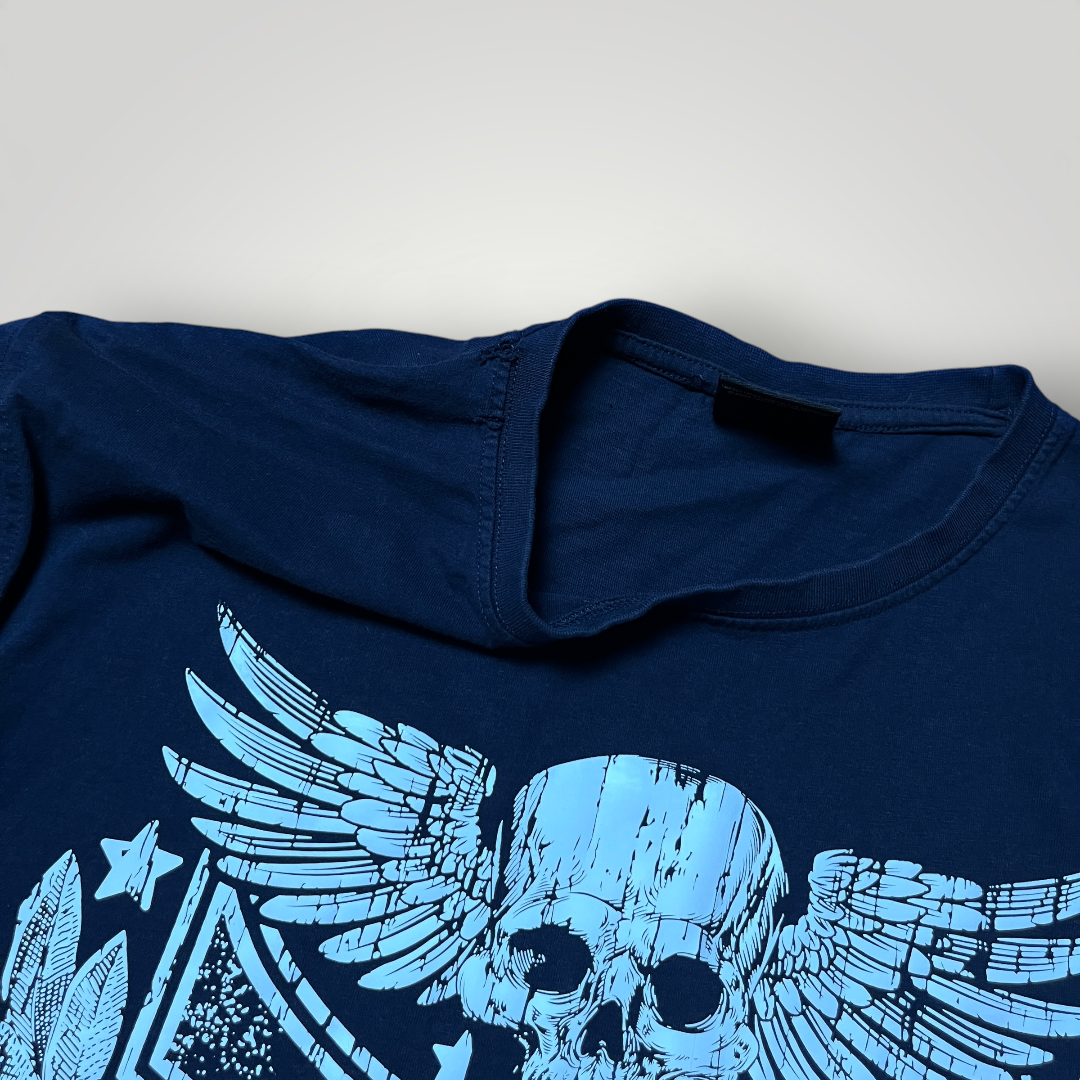 Tapout Y2K Cropped Boxy Graphic T-Shirt