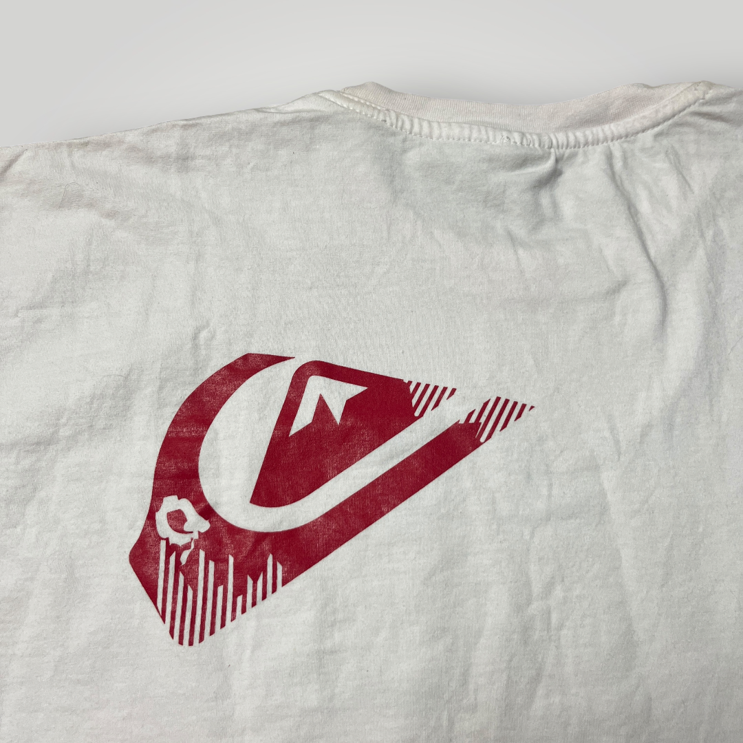 Quiksilver Vintage 2000's Y2K Hip-Hop Heavy Cotton Graphic T-Shirt