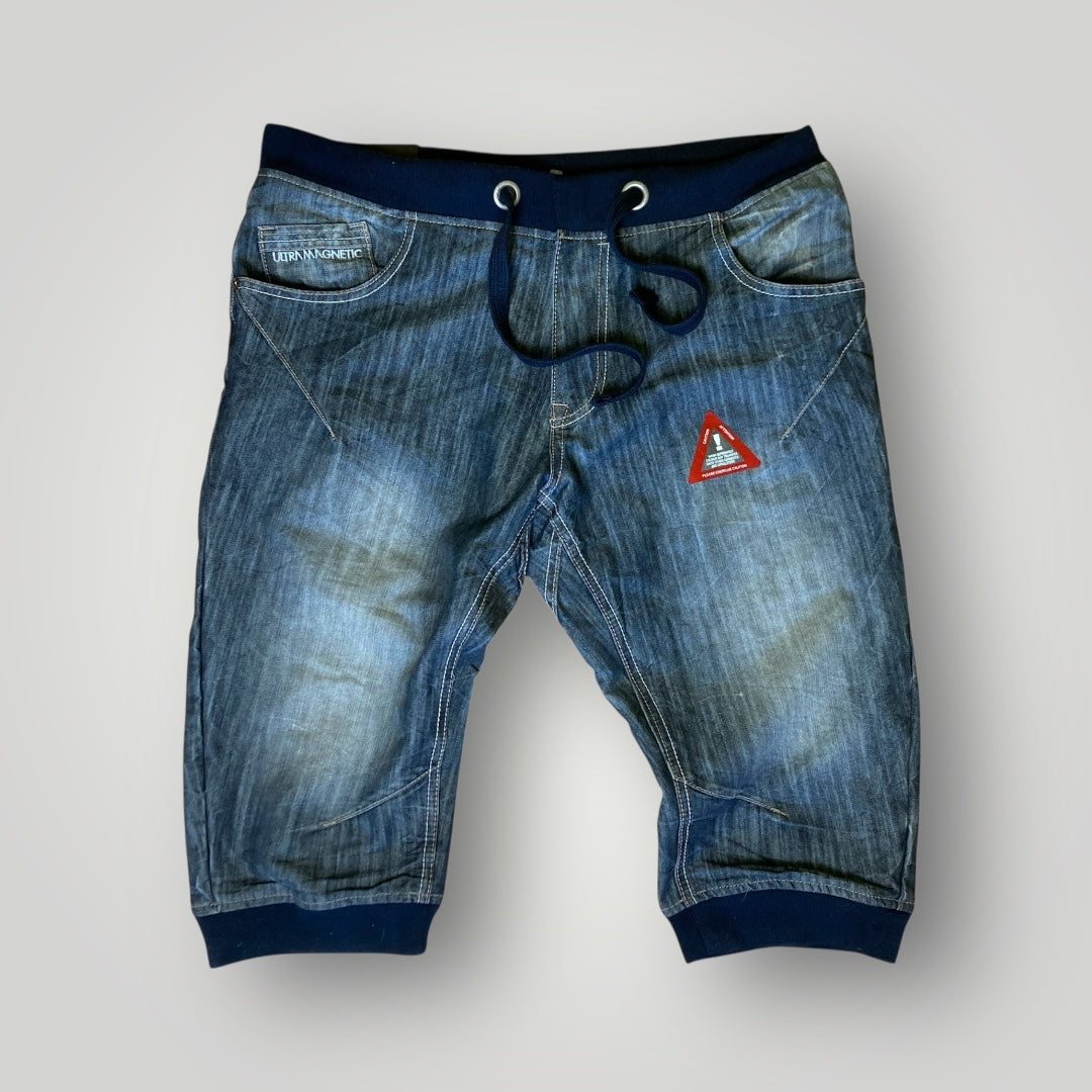 Ultra Magnetic Denim Jorts Embroided Logo