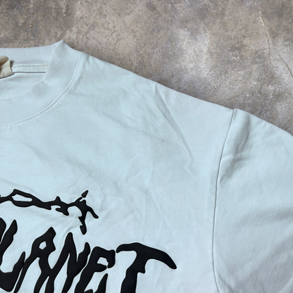 Broken Planet "Chaos" Y2K Puff Print Heavy Cotton Boxy Graphic T-Shirt