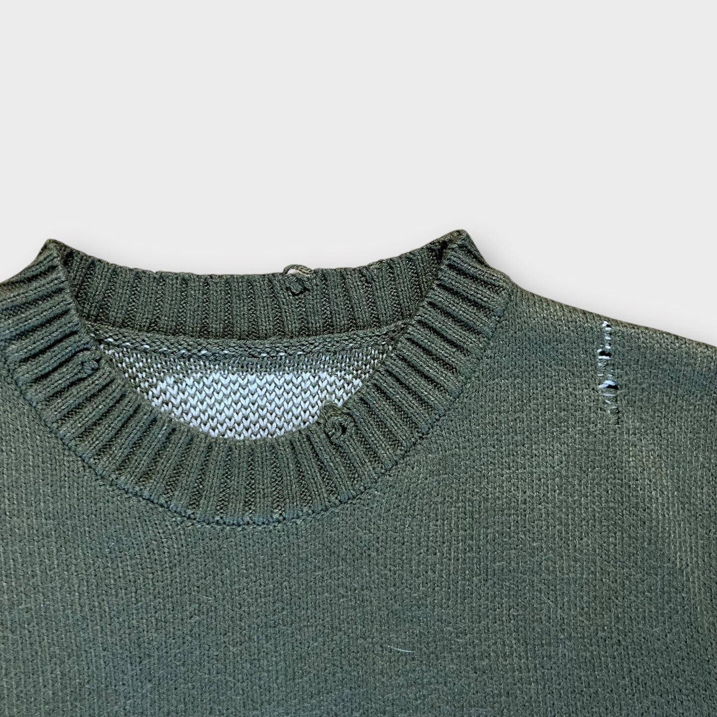 Skeleton Y2K Graphic Distressed Sweater
