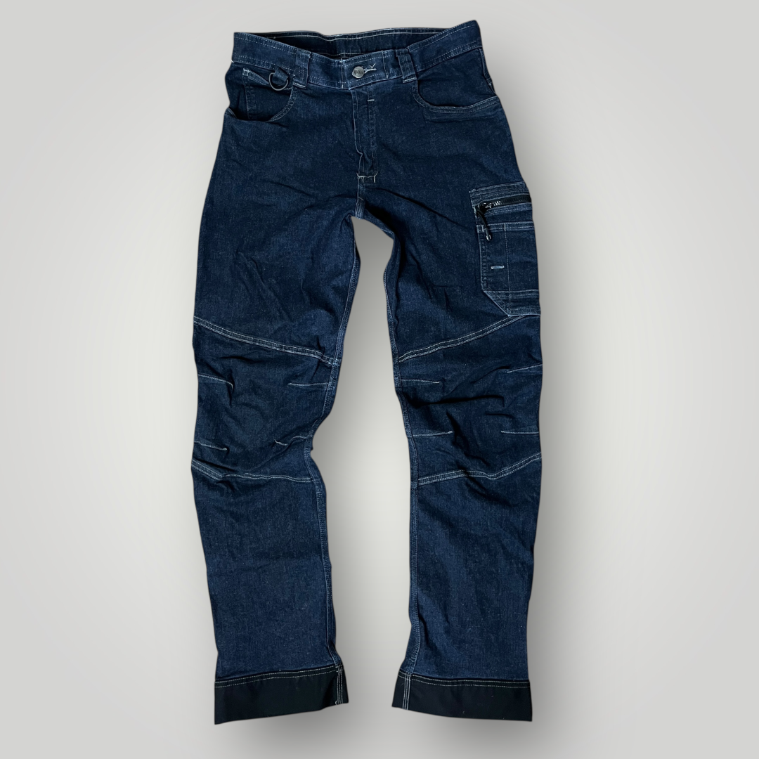 Dassy Heavy Cotton Embroidered Hip-Hop Work Cargo Jeans