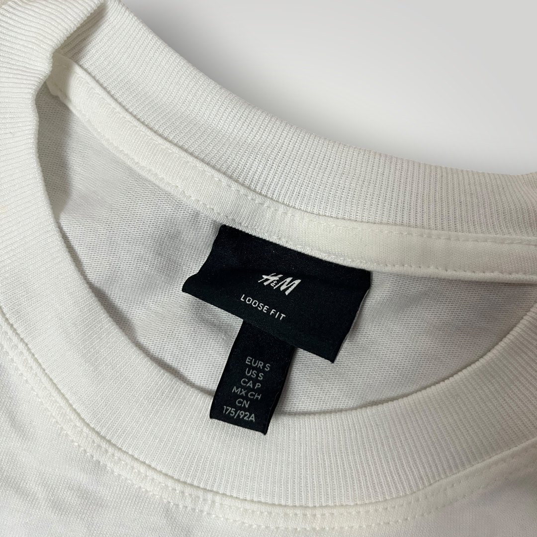 H&M Y2K Chrome Graphic T-Shirt