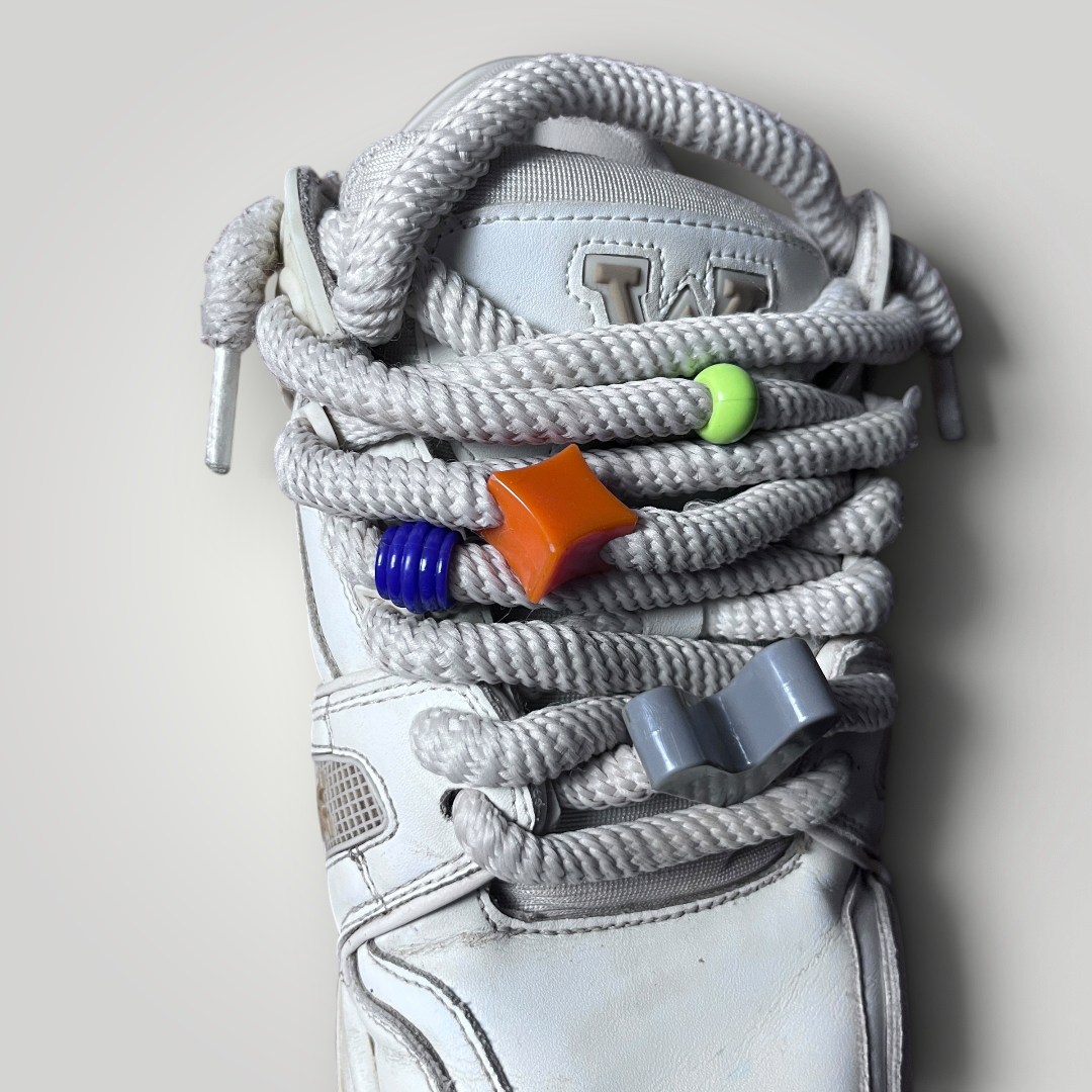 QUEEZAZA LV Inspired Y2K Coffee Dipped Chunky Sneakers