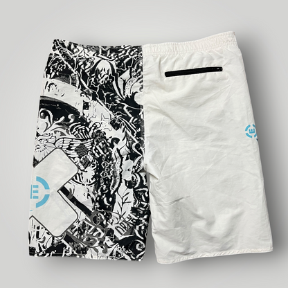 Crivit Y2K Graphic Surf Skate Shorts