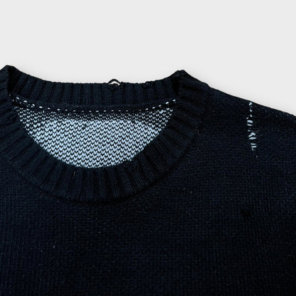 Y2K Skeleton Graphic Sweater