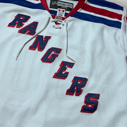 Reebok x NHL New York Rangers Vintage 2005/2007 Henrik Lundqvist 30 Ice Hockey Jersey Long Sleeve Shirt