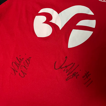 Adidas Denmark 2012 Signed Football Jersey T-Shirt