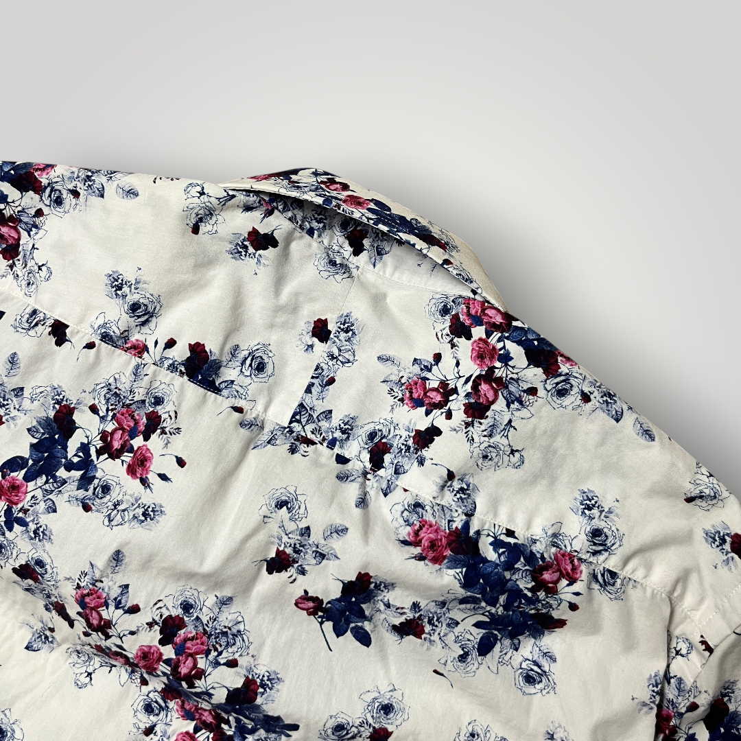 Alexandre Floral Luxury Casual Button Up Long Sleeve Shirt
